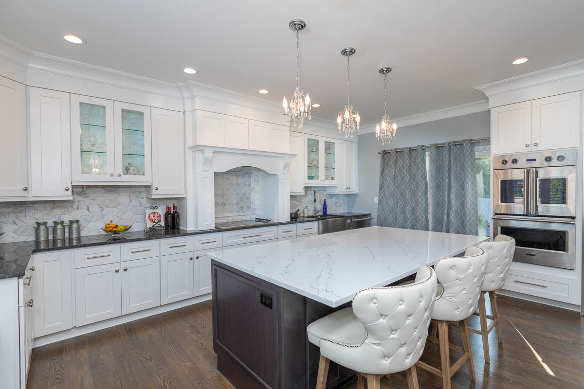 white kitchen remodeling