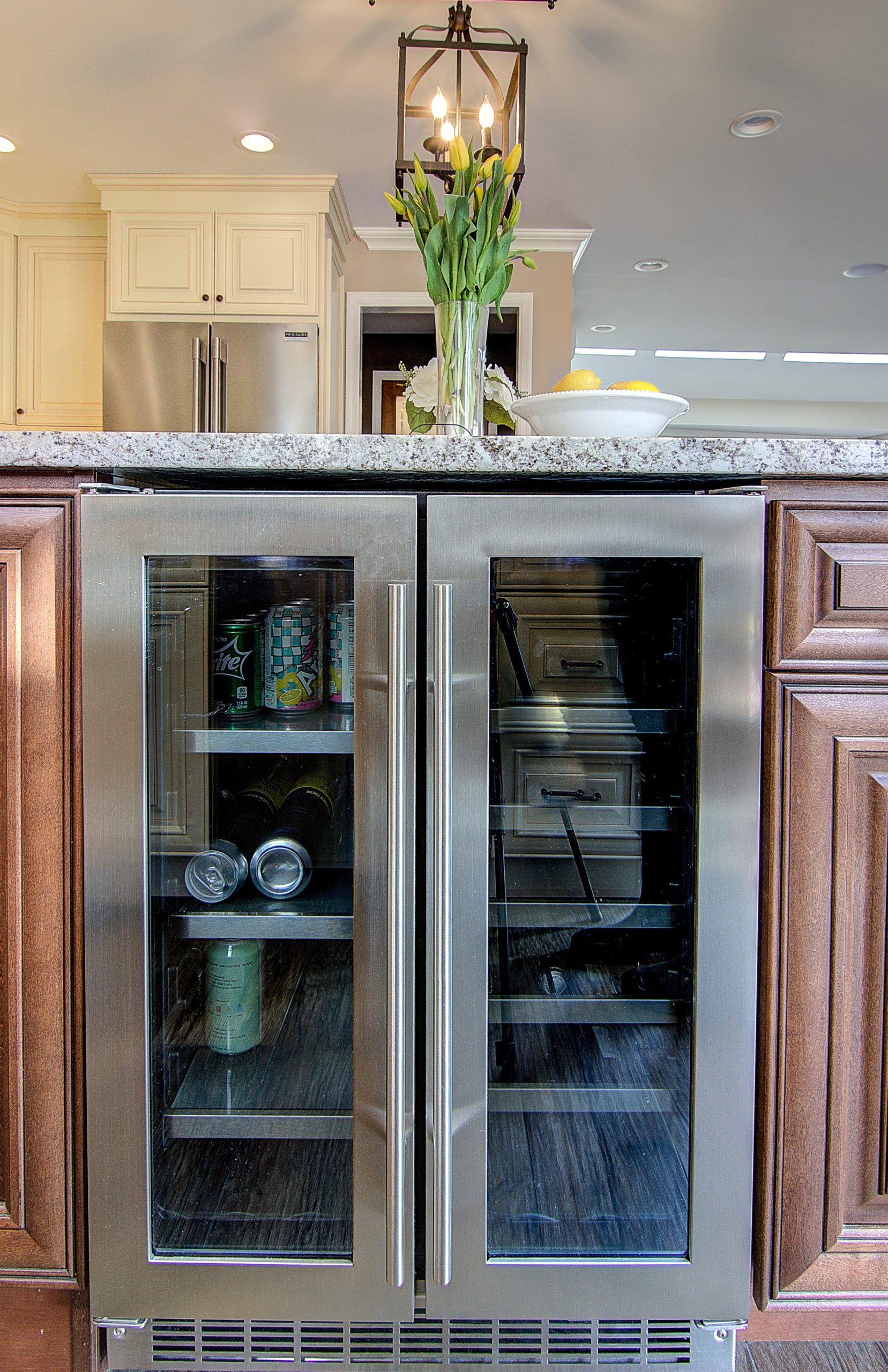 beverage cooler installation