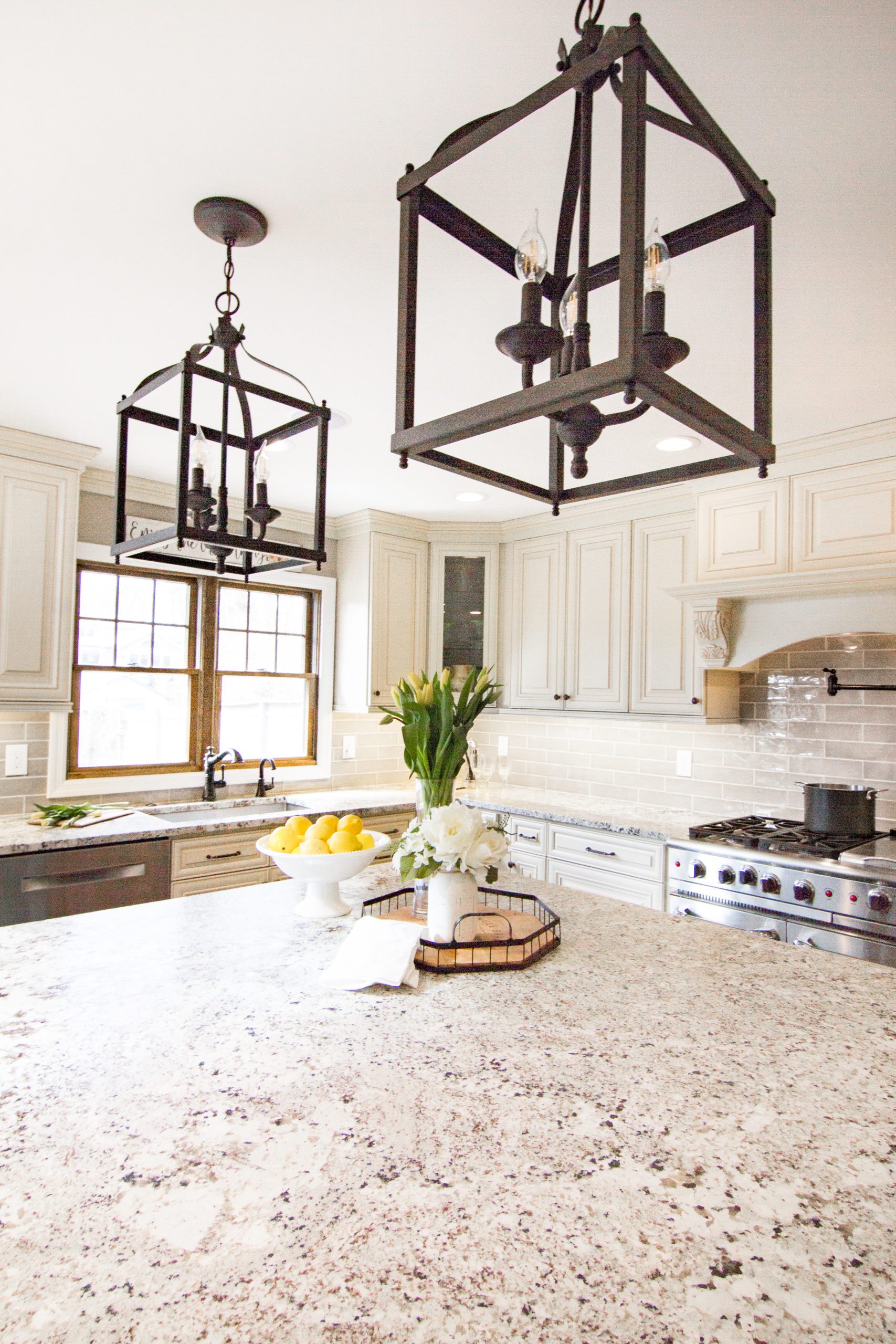 kitchen lighting installation