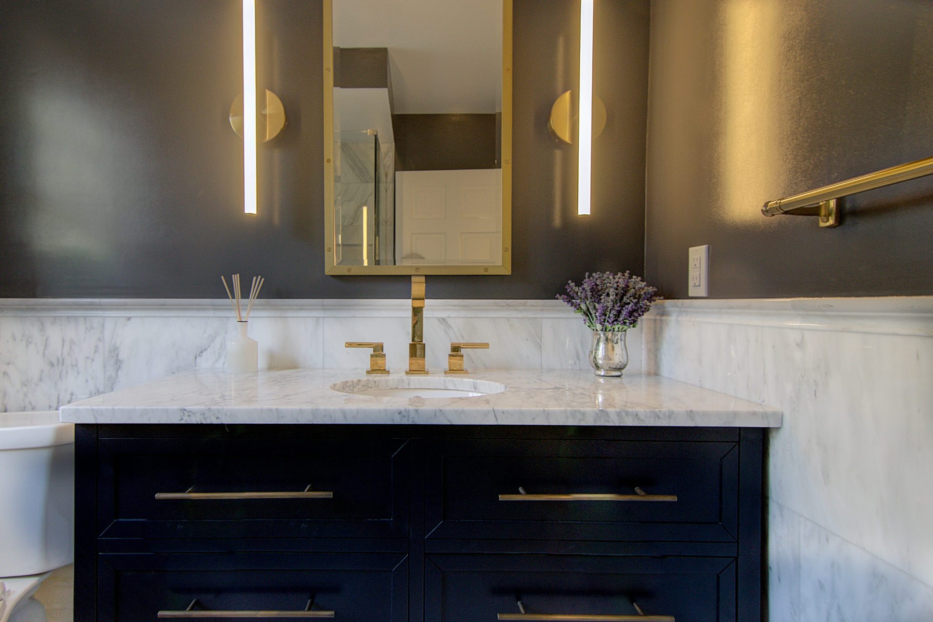 modern powder room design