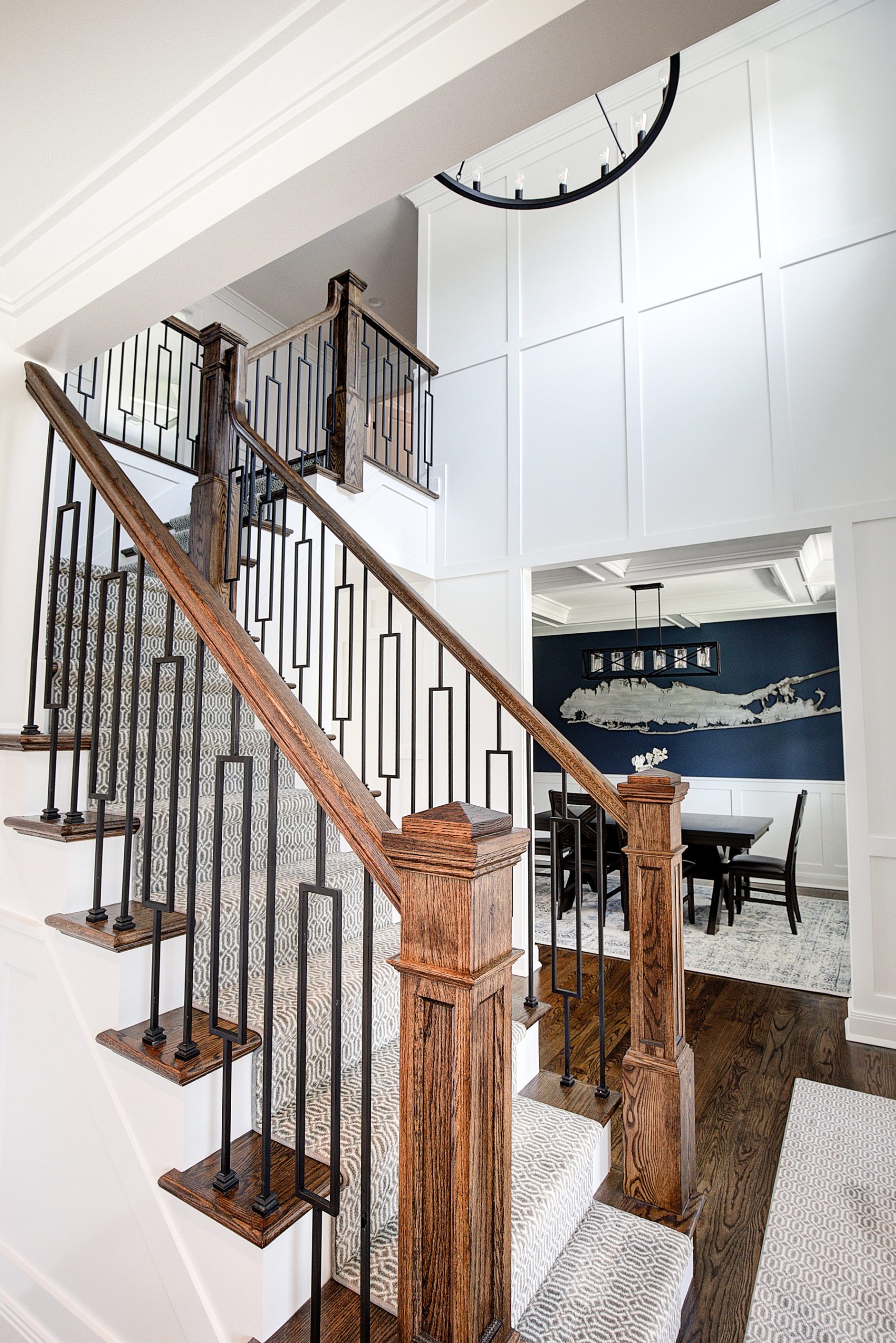 wooden staircase installation